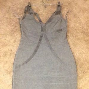 Fashion Nova Grey Dress